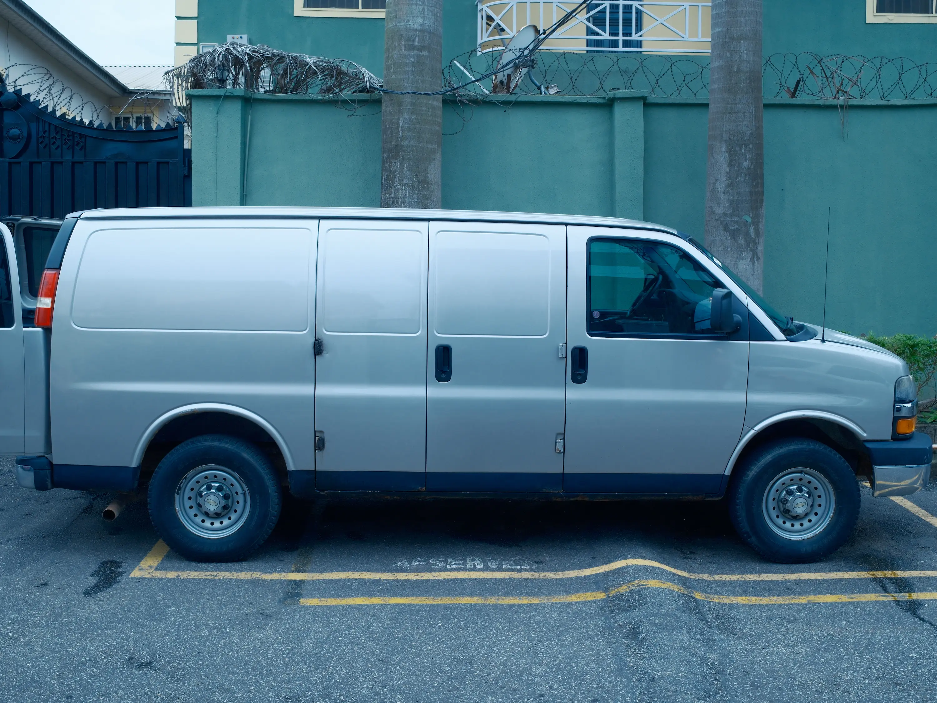 Van exterior side view