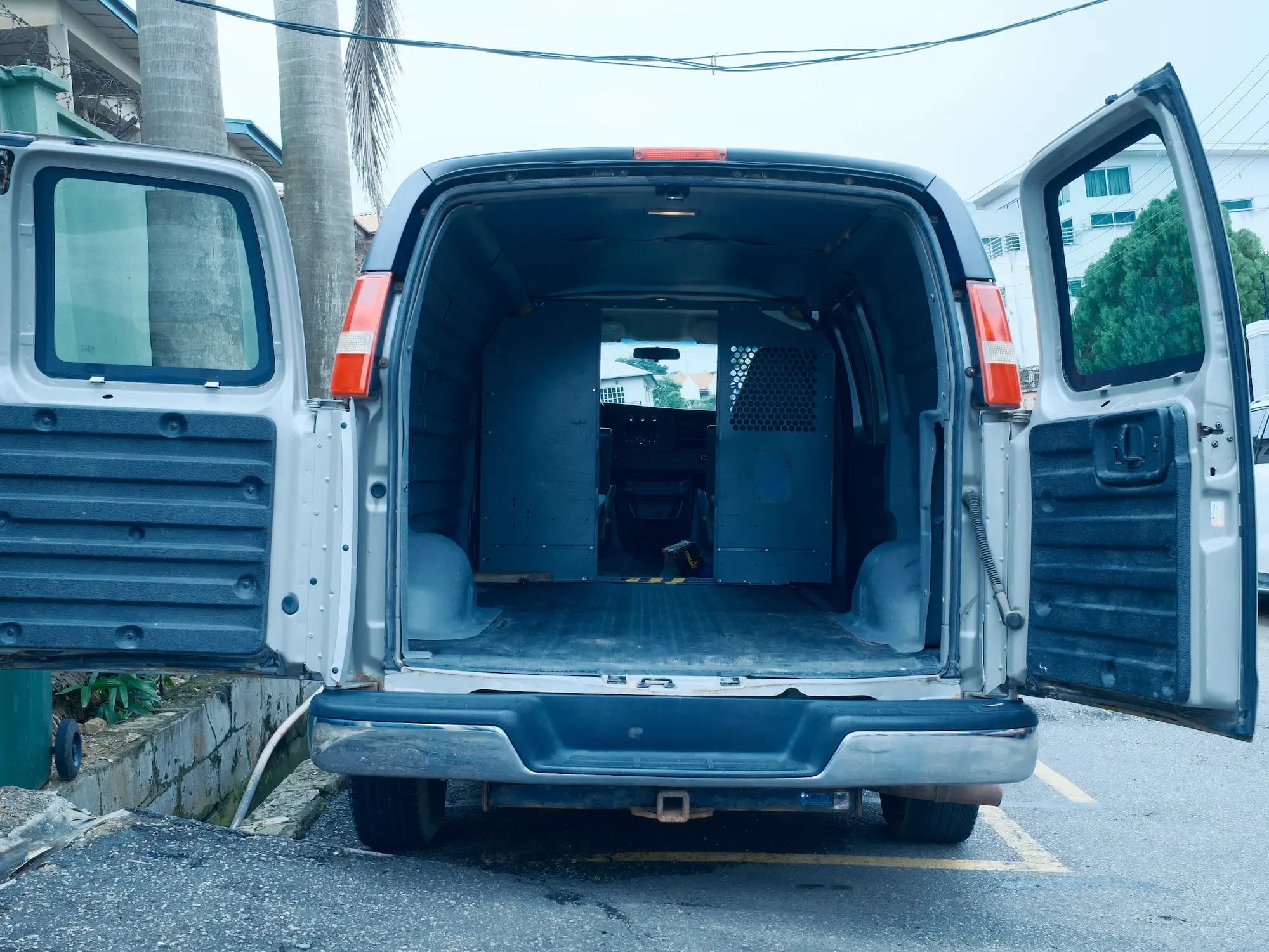 Van interior cargo